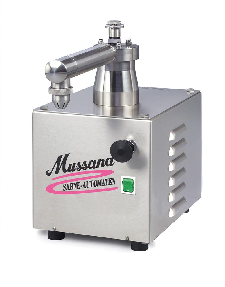 CREAM WHIPPING MACHINE bez chlazení typ Mini, 1 fáze Mussana