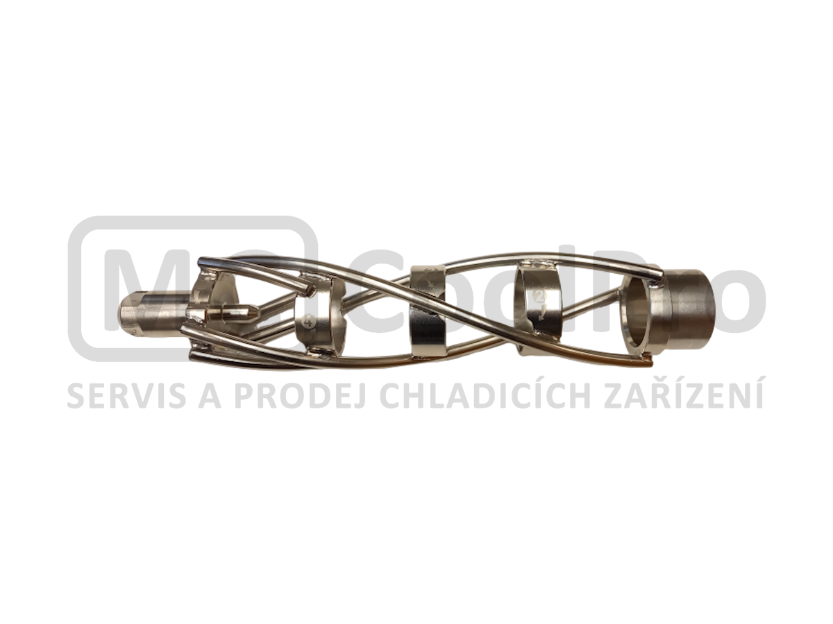 Míchací metla - vnější, nerezová